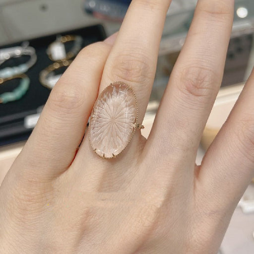 women's quartz floating flower ring - MRSLM