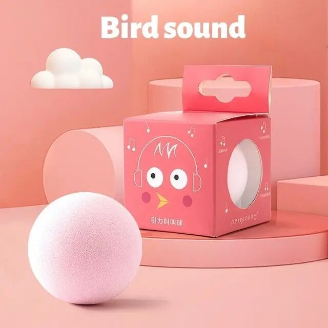 interactive squeak and sound catnip toy ball, view 7 - MRSLM