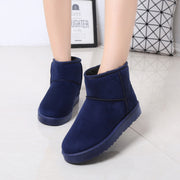 Women's faux fur lined suede snow boots, view 7 - MRSLM