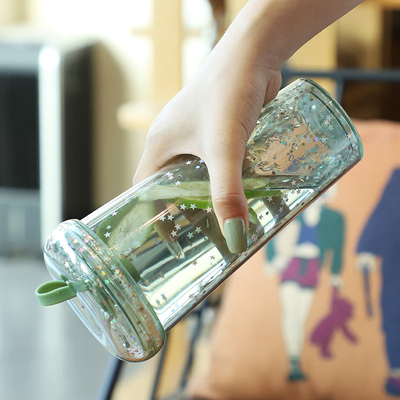 kawaii bubble tea water bottle, view 11 - MRSLM