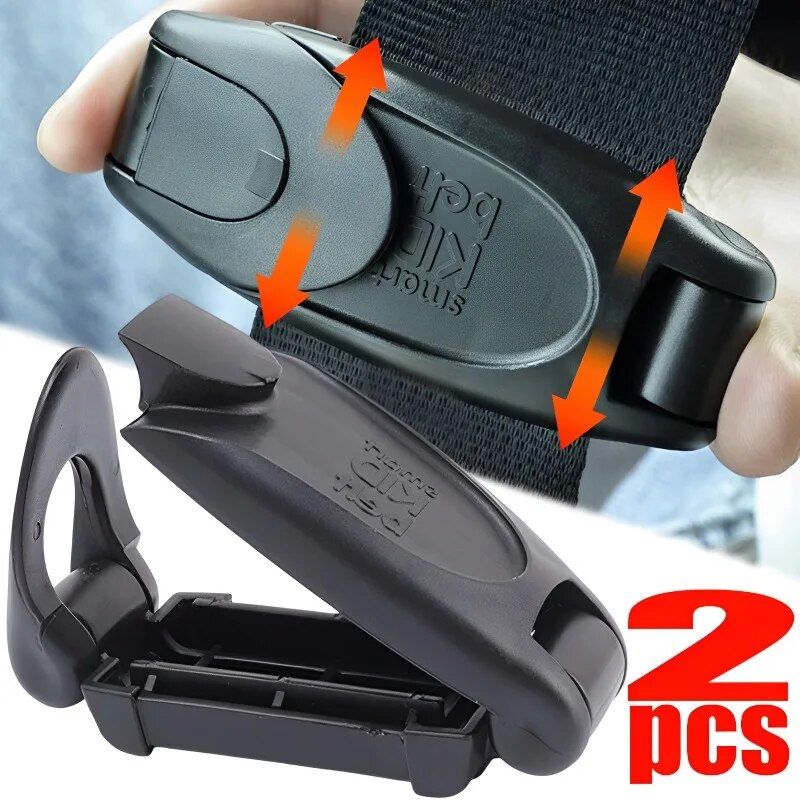 Car seat belt adjuster clip, view 4 - MRSLM