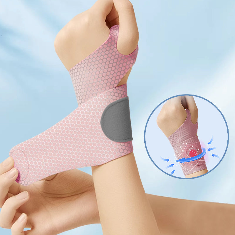 adjustable elastic wrist support, view 5 - MRSLM