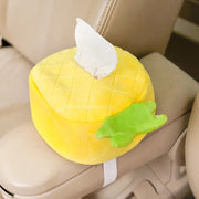 plush cartoon car tissue holder, view 6 - MRSLM