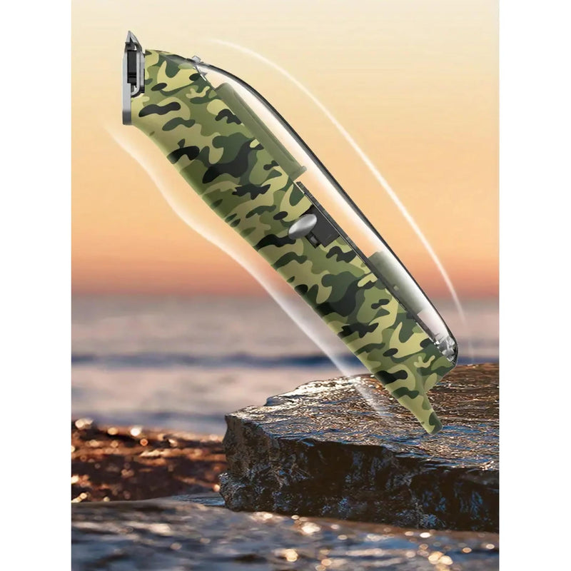 cordless camouflage hair clipper, view 6 - MRSLM