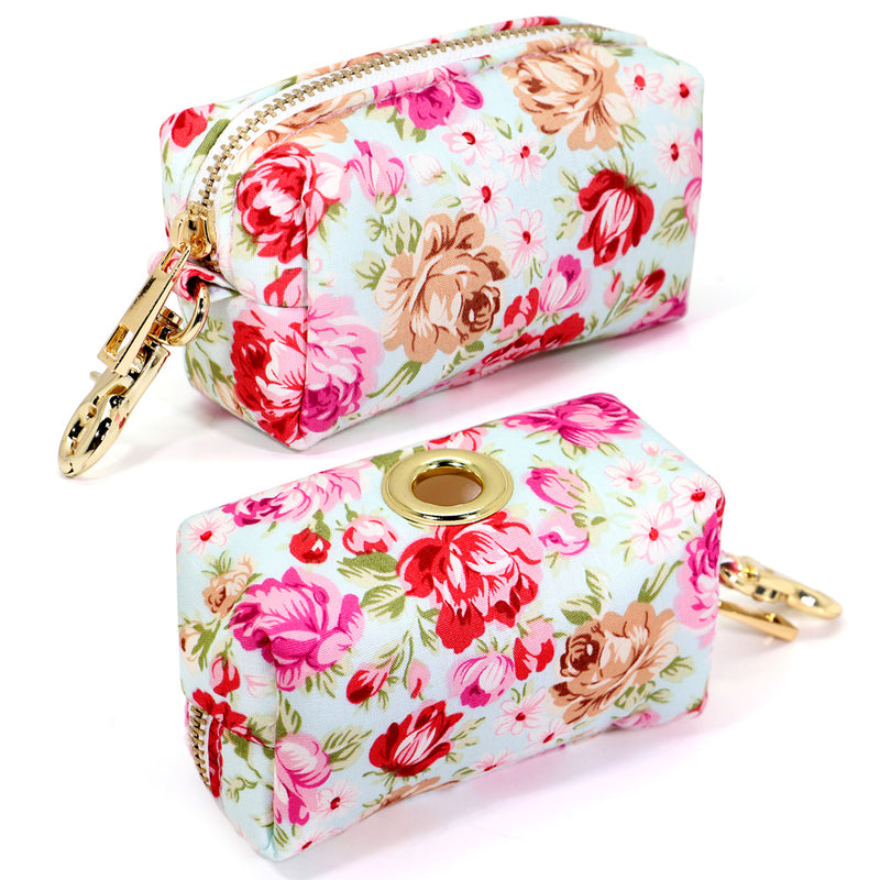 flower print dog walking bag, view 2 - MRSLM