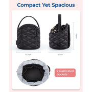 portable waterproof drawstring cosmetic bag, view 8 - MRSLM