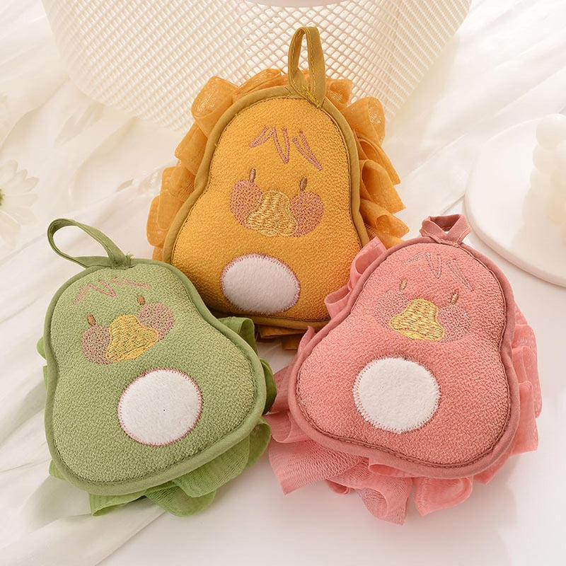 candy color foaming bath flower ball, view 6 - MRSLM