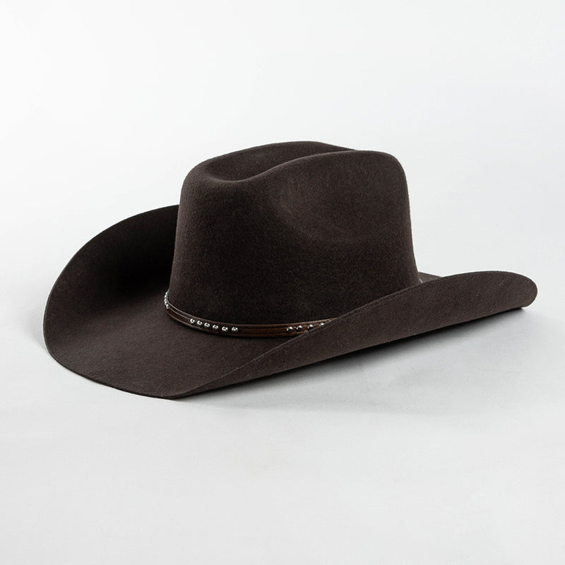 men's casual wool hat with rivet belt, view 7 - MRSLM