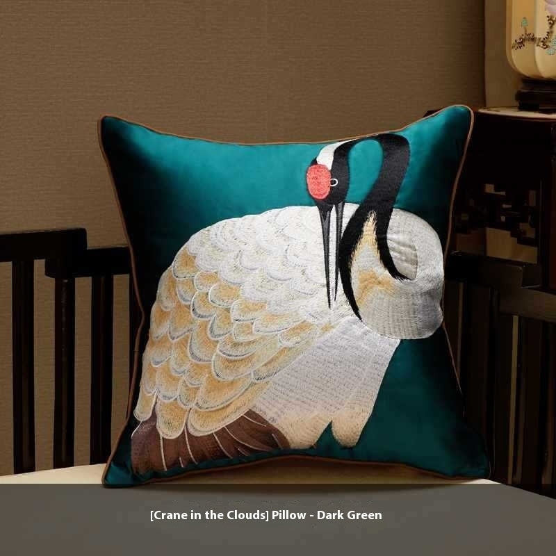 embroidery Chinese style pillow cover, view 7 - MRSLM
