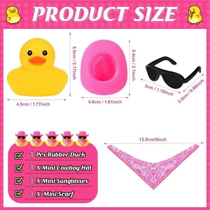 mini rubber duck car ornament, view 19 - MRSLM