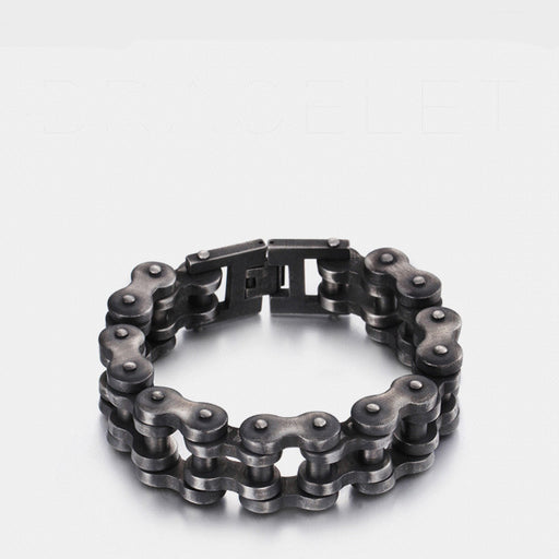 men's titanium steel bicycle chain bracelet - MRSLM