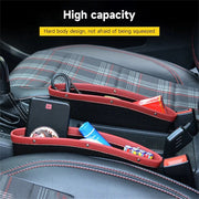 PU leather car seat gap organizer, view 8 - MRSLM