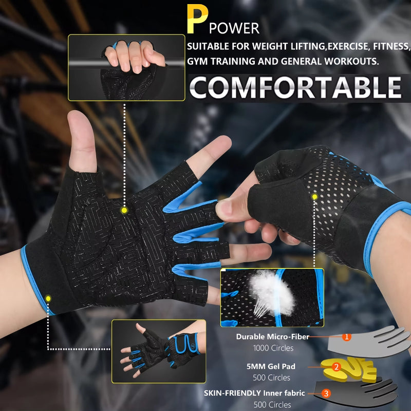 Breathable workout gloves, view 8 - MRSLM