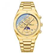 men's moon phase quartz watch, view 9 - MRSLM
