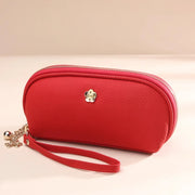 Tassel leather wristlet wallet, view 3 - MRSLM