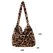 plush shoulder handbag, view 4 - MRSLM