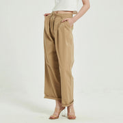 vintage high waist wide leg pants, view 7 - MRSLM