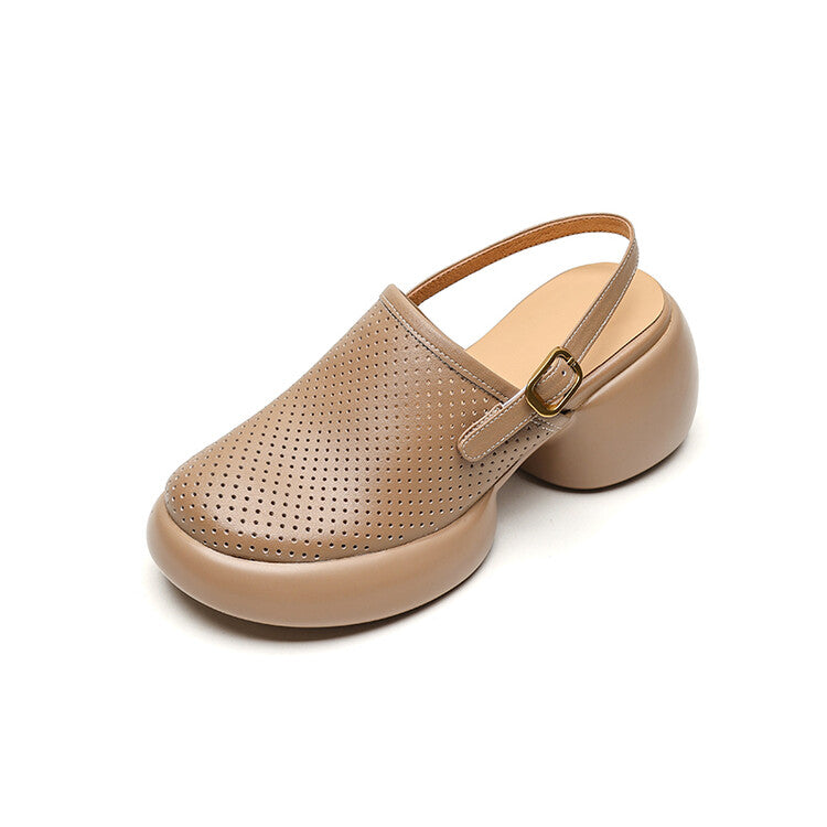 round toe platform heels, view 18 - MRSLM