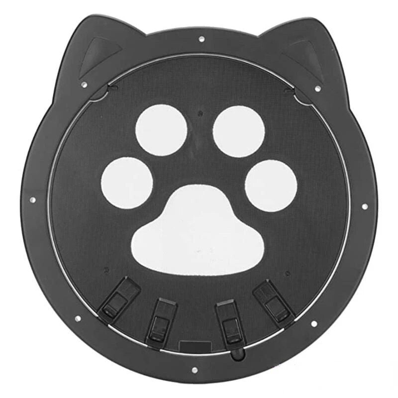 Magnetic self-closing pet screen door, view 2 - MRSLM