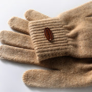Pure cashmere knitted finger gloves, view 4 - MRSLM