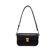 Women's small square leather crossbody bag, view 2 - MRSLM
