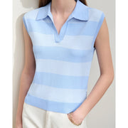 sleeveless knit sweater, view 10 - MRSLM