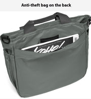 men's Oxford cloth shoulder bag, view 9 - MRSLM
