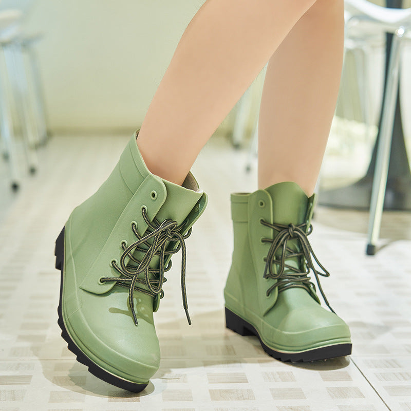 Non-slip low-tube rain shoes, view 3 - MRSLM