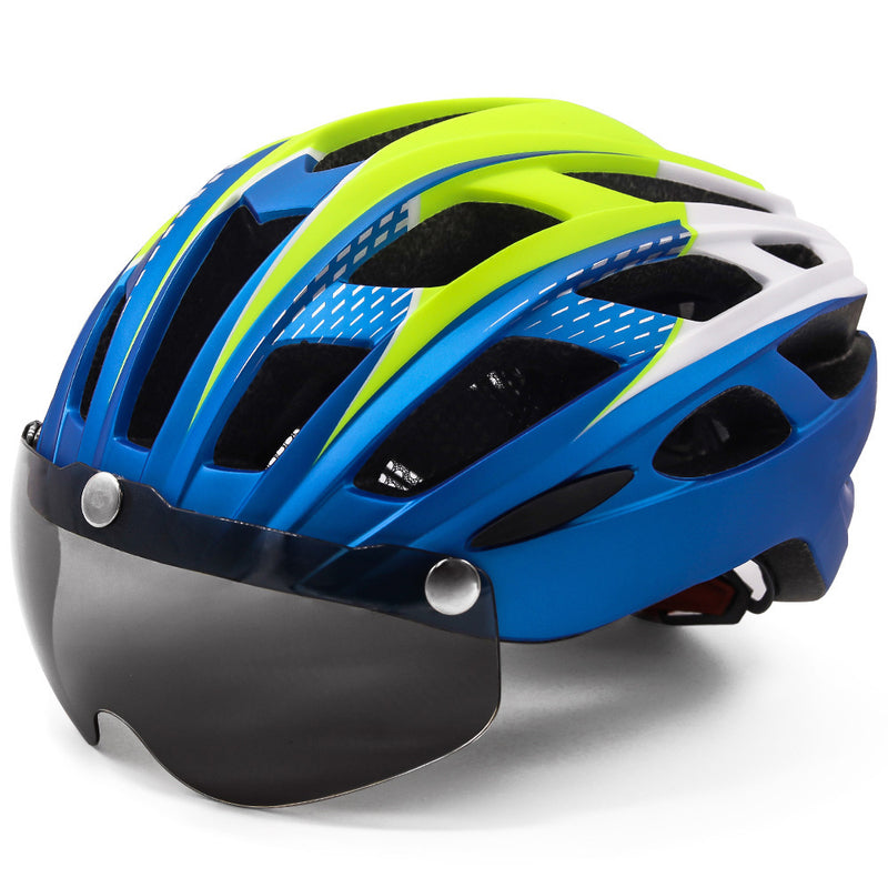 bicycle helmet with integrated goggles, view 12 - MRSLM