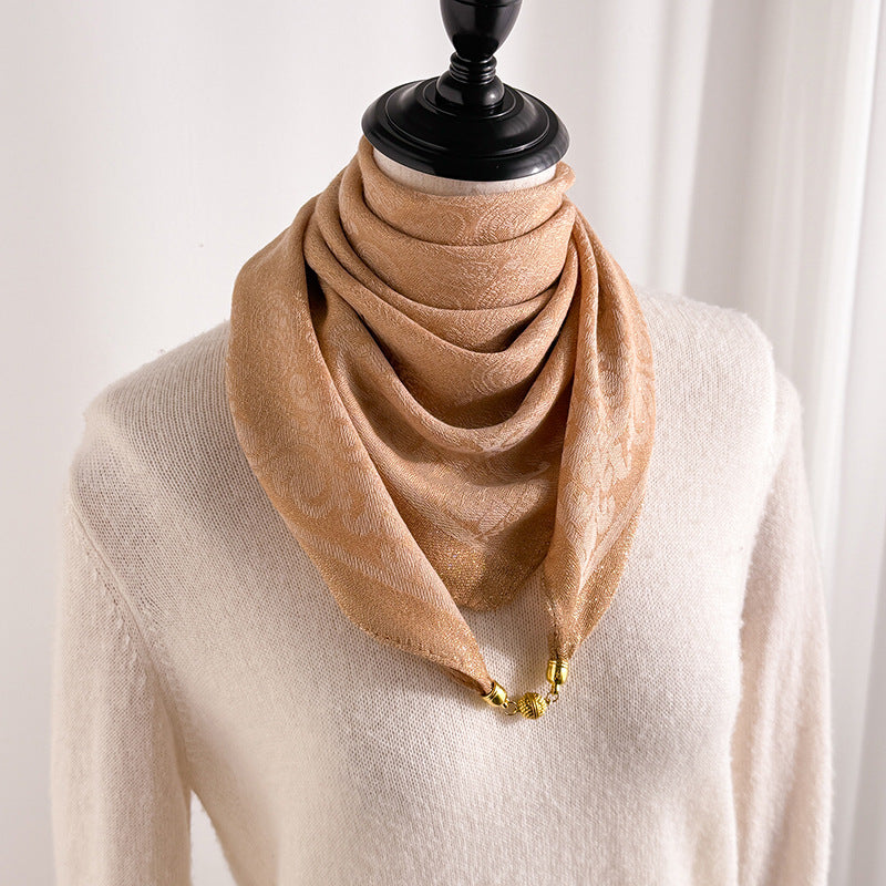 Floral polyester neckerchief - MRSLM