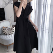 High waist A-line summer dress, view 7 - MRSLM