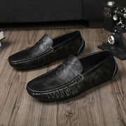 leather hollow-out beanie shoes, view 5 - MRSLM