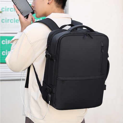 Waterproof expandable USB charging backpack - MRSLM