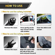 car safety hammer, view 6 - MRSLM