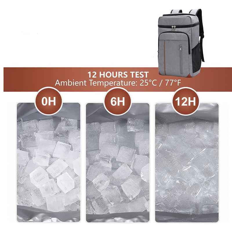 large leakproof insulated cooler bag, view 10 - MRSLM