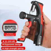 electronic counting hand grip, view 3 - MRSLM