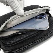 leather crossbody bag, view 18 - MRSLM