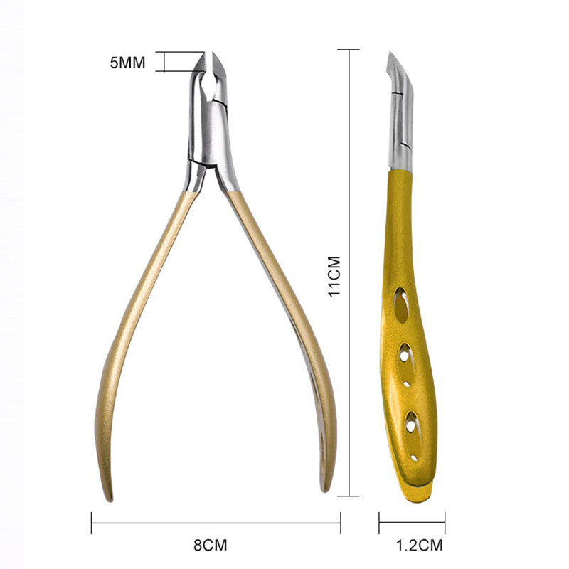 stainless steel cuticle nippers, view 8 - MRSLM