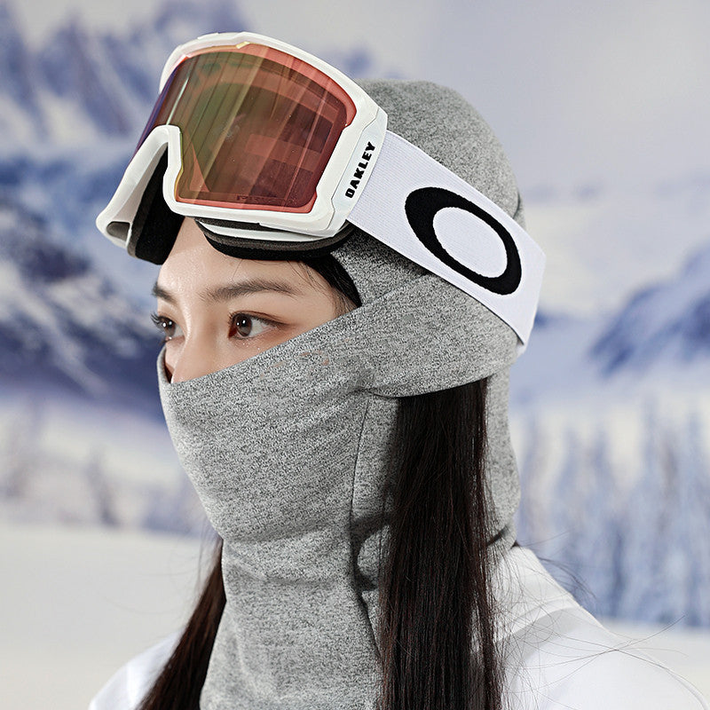 velvet windproof ski head cover, view 4 - MRSLM