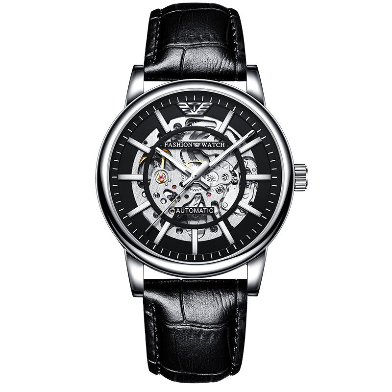 Hollowed sports men's mechanical watch, view 4 - MRSLM