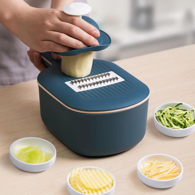 multifunction vegetable cutter with drain basket - MRSLM
