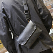 men's plaid shoulder bag, view 26 - MRSLM