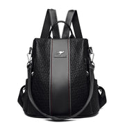 soft PU leather backpack, view 2 - MRSLM