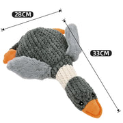 wild-goose squeaky plush dog toy, view 4 - MRSLM