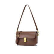 genuine leather minimalist small square bag, view 11 - MRSLM