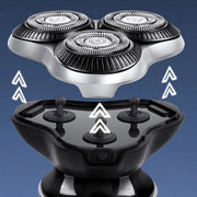 triple blade electric shaver, view 8 - MRSLM