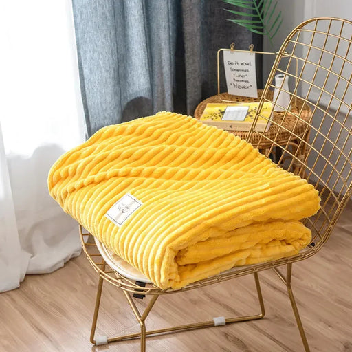cozy coral fleece blanket - MRSLM