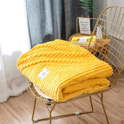 cozy coral fleece blanket, view 3 - MRSLM