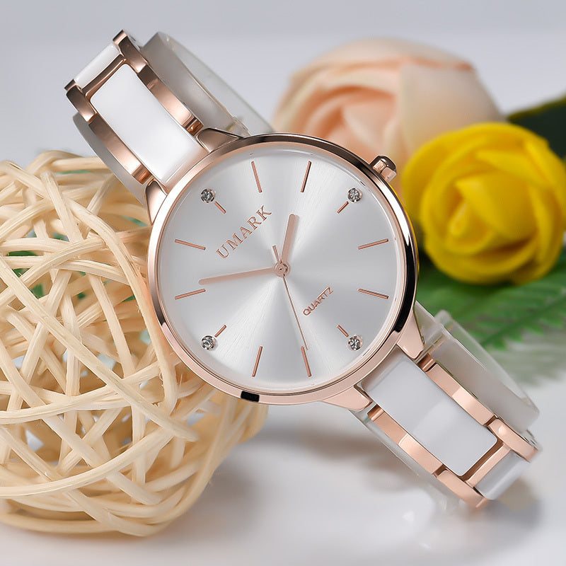 Ladies' ceramic strap quartz watch - MRSLM