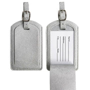 PU leather luggage tag, view 6 - MRSLM